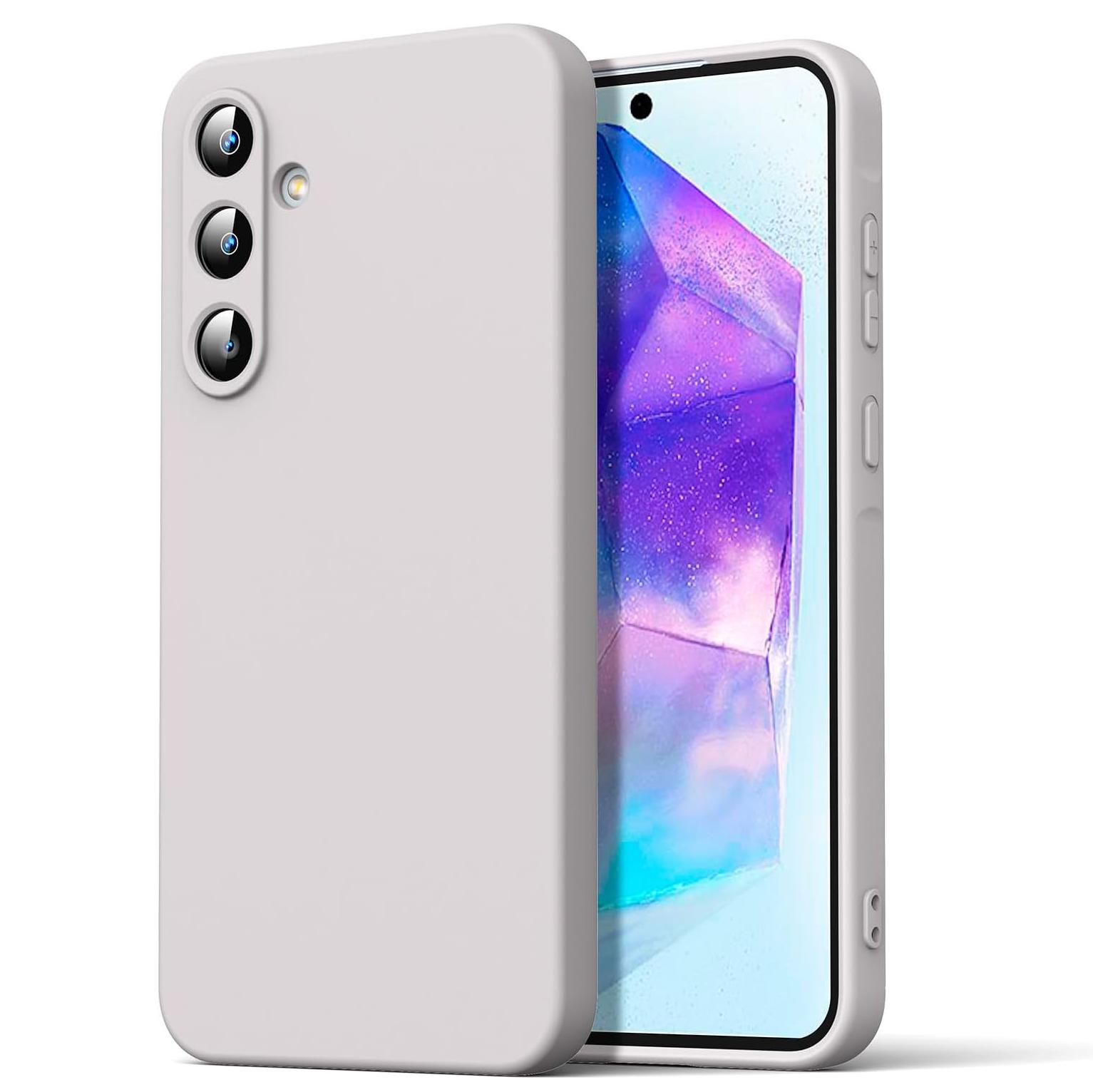 

Роскошный жидкий силиконовый чехол для Samsung Galaxy A55 A35 A 35 5G A 55, мягкий чехол For Samsung A35