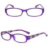 Fashion Vintage Portable Flowers Ultra Light Frame Eye Protection Anti-Blue Light Eyeglasses Reading Glasses