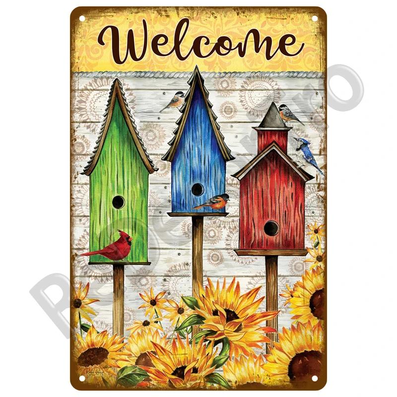 Plaque Metal Sign Beach House Seaside Decorative Plate Vintage Summer Metal Wall Sign Beach Decor For Beach Bar Beach Tin Sign