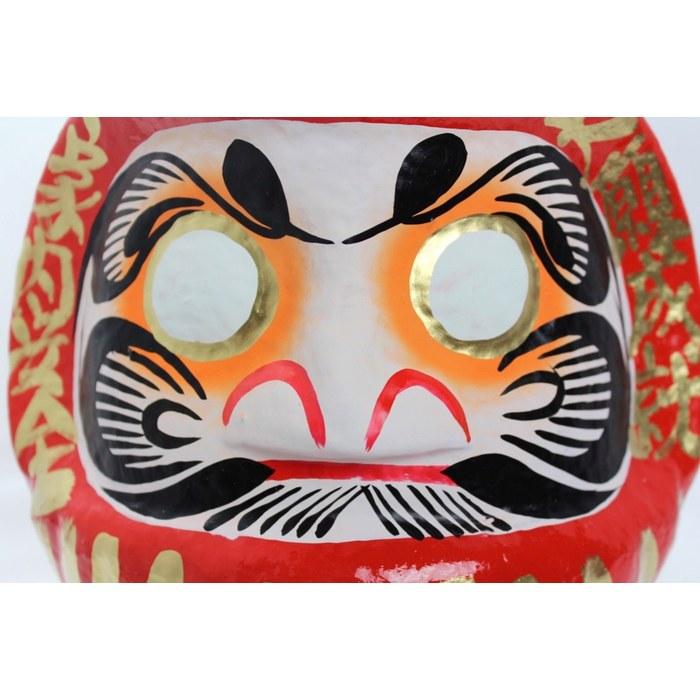 Takasaki Daruma Lucky Daruma #8 Red "Family Safety Wish Fulfillment" 25x21x26cm DARUMA-FUKU8 8" 25x21x26cm