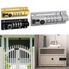 Lock Big Door Bolt Zinc Alloy Big Door Bolt Black Combination Latch Lock Black Gold Lock Black Gold Prevent Rust