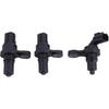 62TE Automatic Transmission Output Shaft Speed Sensor Set, 5078930AA 5078554AA 3Pcs Transmission Speed Sensor Compatible with C*hrysler for Dodge
