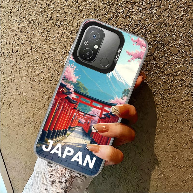 Osaka Tokio Japan Landschaft Stoßfeste Handyhülle für Xiaomi Poco X7 X6 X5 X3 Pro F7 Ultra M8 Redmi 15C 15 14C 13C 12C 10C 13 12 1