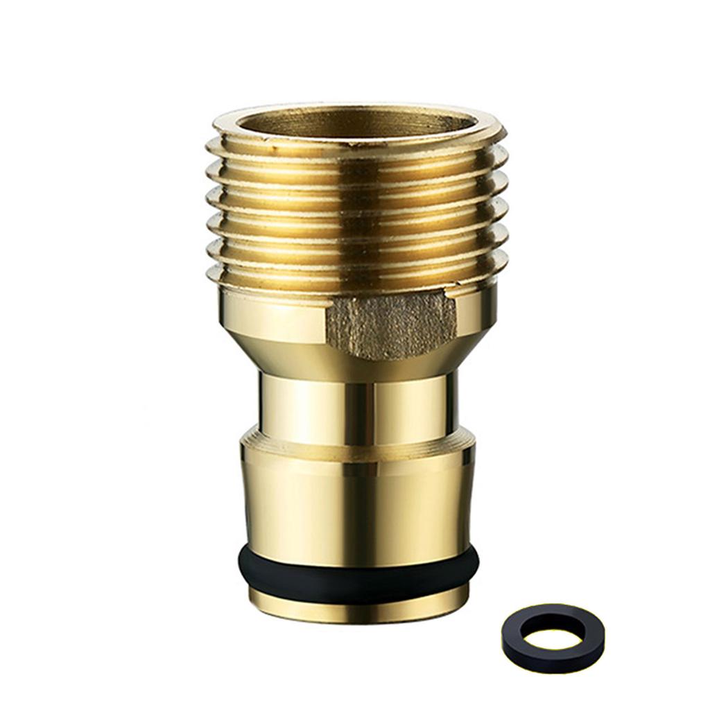 Multipurpose Brass Materials Faucet Hose Adapters for Multiple Threaded Taps Easy Installation Designs Daily Use