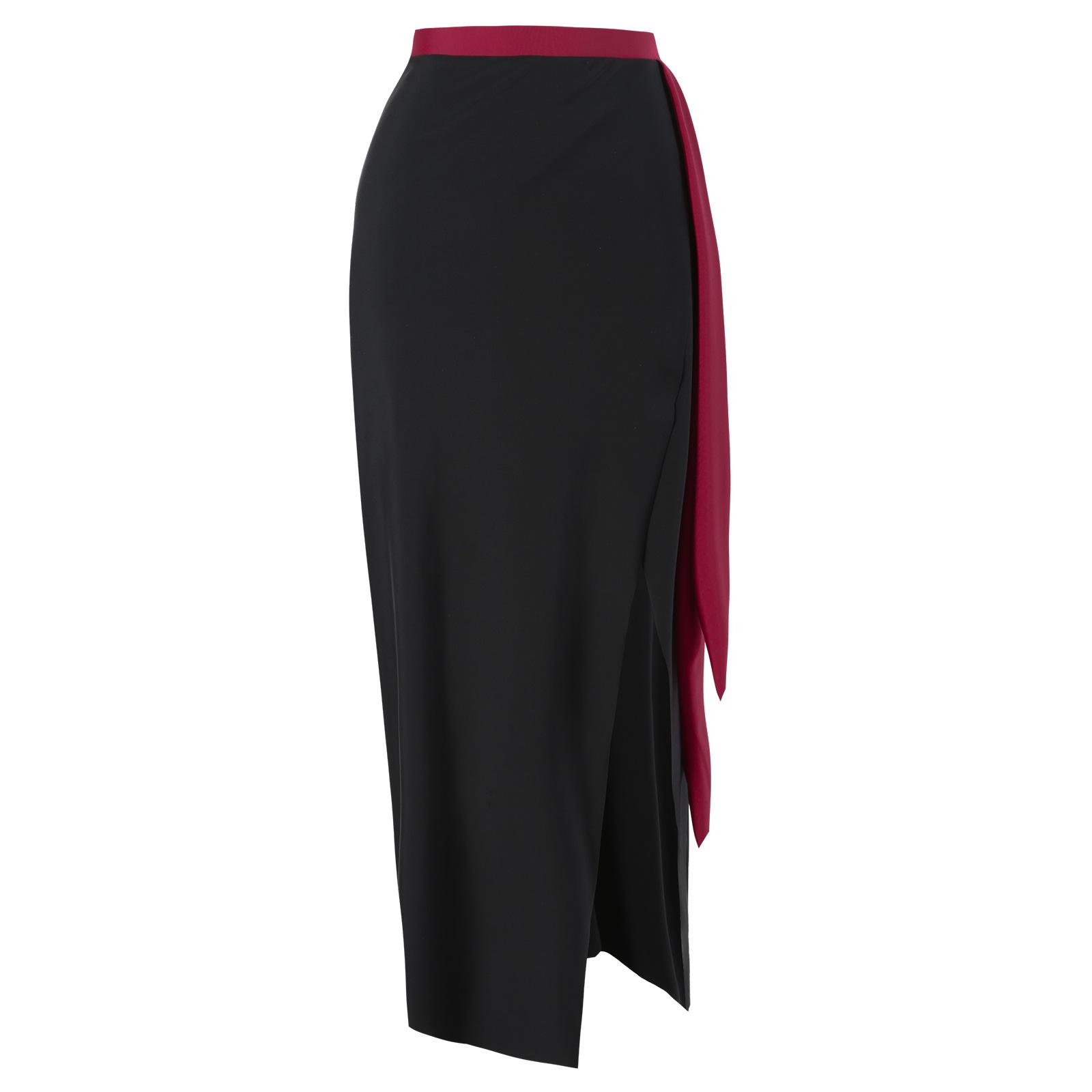 

Новый однотонный слитный купальник из двух частей, женский французский нейлоновый купальник с юбкой XL