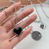 Clothing Trendy Clothing Gifts Necklace Men'S And Women'S Love Hip Hop Sweater Chain Accessories Collarbone Chain Sweater