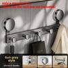 Suction Cup Door Hook Organizer With Strong Adhesive For Home Storage And Hanging Clothes
