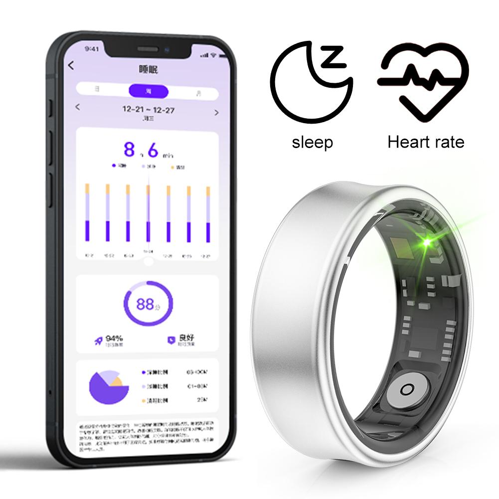 Smart Ring Health Tracker, Anillo Inteligente Para Hombre, Anillos De Salud Para Hombres Y