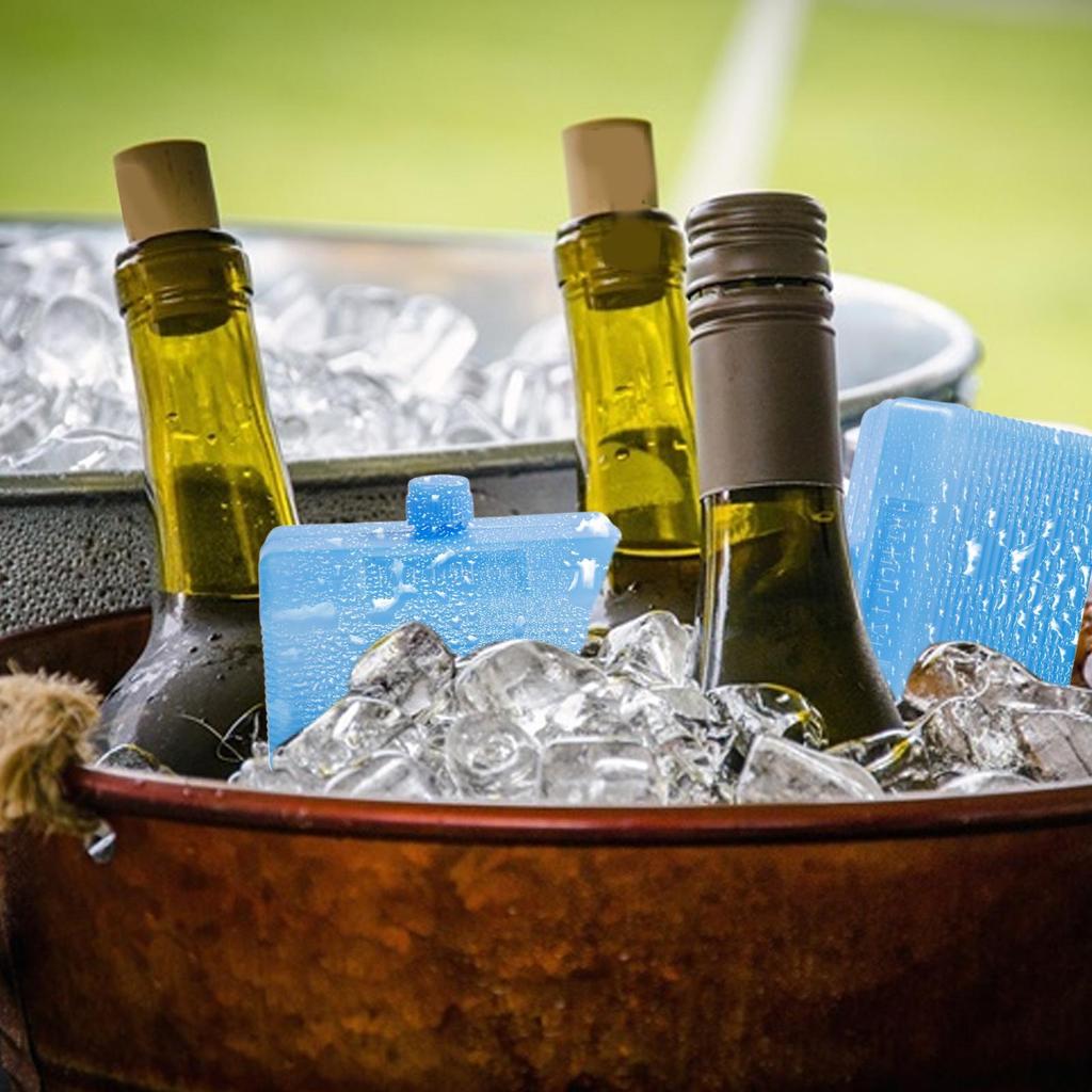 Freezer Ice crystal box Reusable Food Fresh Cooler Refrigeration Fresh Ice Board cold air transport for Camping Picnic Lunch Box