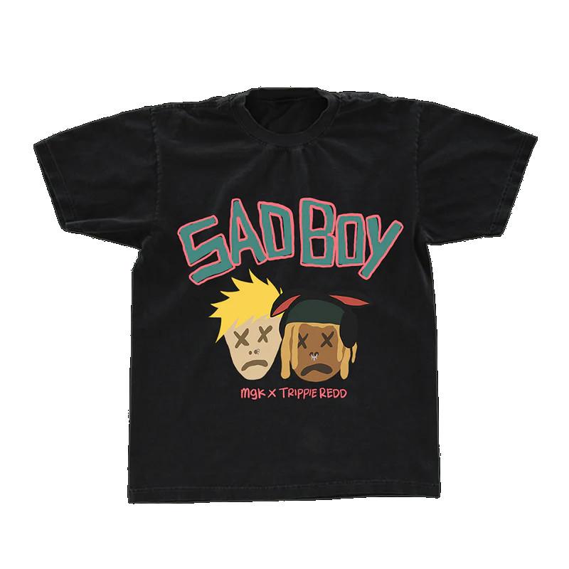Machine Gun Kelly Sadboy Graphic Multicolor Short Sleeves Unisex T Shirt XXXXL