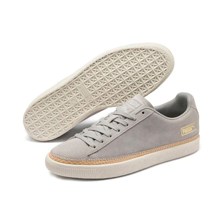 Puma Suede Trim DLX Trainers Unisex Grey 371749-02