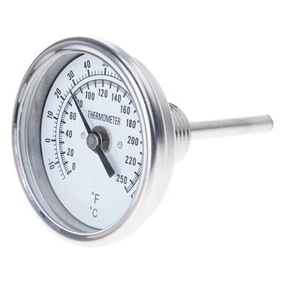 Celsius Roast Duck Roast Chicken Oven Bimetal Thermometer Oven Thermometer Water Distilling Temperature Gauge 1/2'' NPT