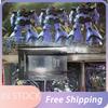 New Daban 6607 Mg 1/100 Three Ms-09 Dom Tri-Stars Assembly Model High Quality Collectible Anime Robot Kits Models Kids Gifts Toy