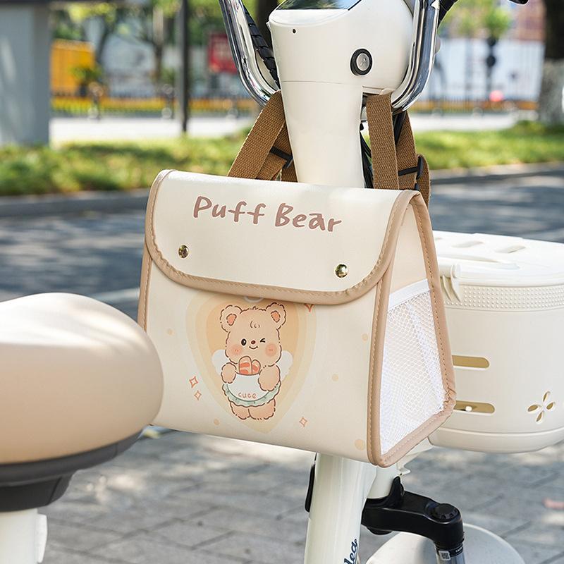 Motorcycle Storage Bag Universal Handlebar Hanging Bag Electric Tricycle Must-have Leather Waterproof Storage Bag