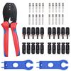 1 Set Crimping Pliers Set Solar Panel PV Cable Stripper Wiring Connector Crimping Tool Solar Spanner Wrench 10Pair connector