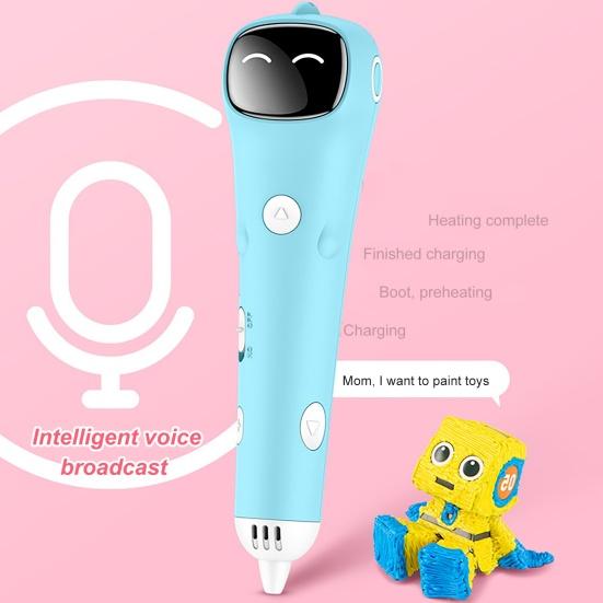 3D Printing Pen Low Temperature Rechargeable DIY Children Wireless 3D Crafting Doodler for