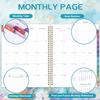2026 Planner - 2026 Planner Weekly and Monthly, January 2026 - December 2026, 8.5" x 11", Calendar Planner 2026 with Colorful Monthly Tabs, Twin-wire