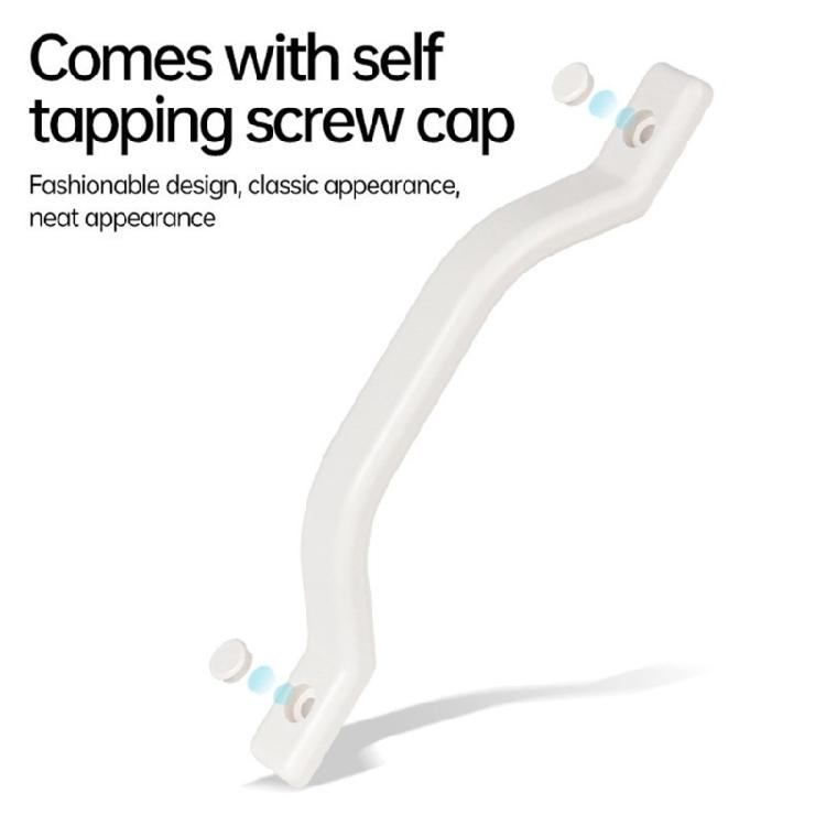 Motorhomes Grab Handle Security For Campers Component Door Handle Trailer Caravans,White 240mm 9.45''