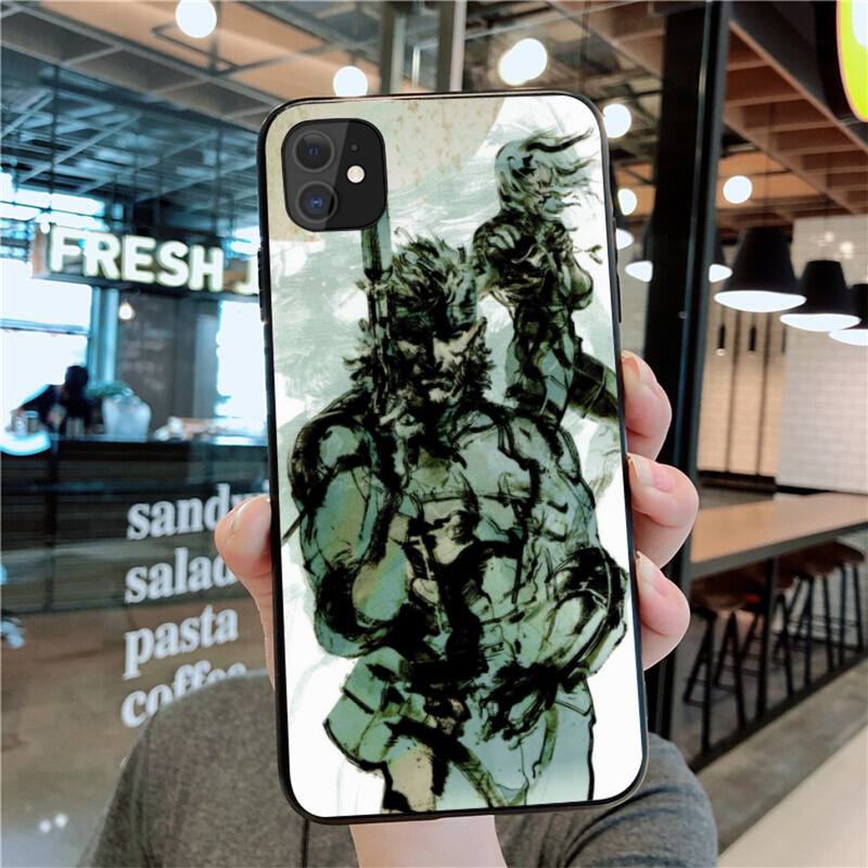 

Чехол для телефона Game Metal Gear для iPhone 12 pro max mini 11 pro XS MAX 8 7 6 6S Plus X 5S SE 2020 XR iphone XR