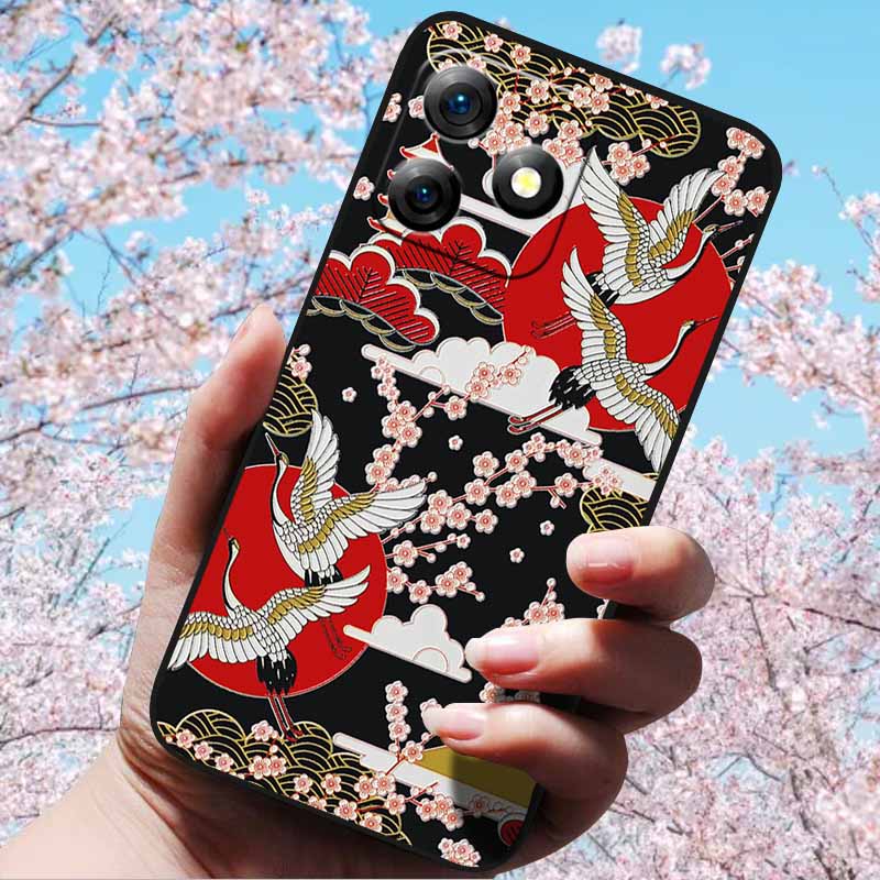 3D Relief Embossed Retro For Ulefone Note 18 Ultra Cases Soft Silicone Back Cover Cases For Ulefone Note 18 Ultra 3D Relief Case