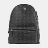 [Gebraucht] Monogramm-Print Silberne Beschläge Klassische Doppelseitige Nieten Großes Fassungsvermögen Beschichtetes Canvas und Napa-Leder Rucksack - Gut #14ZKIEG