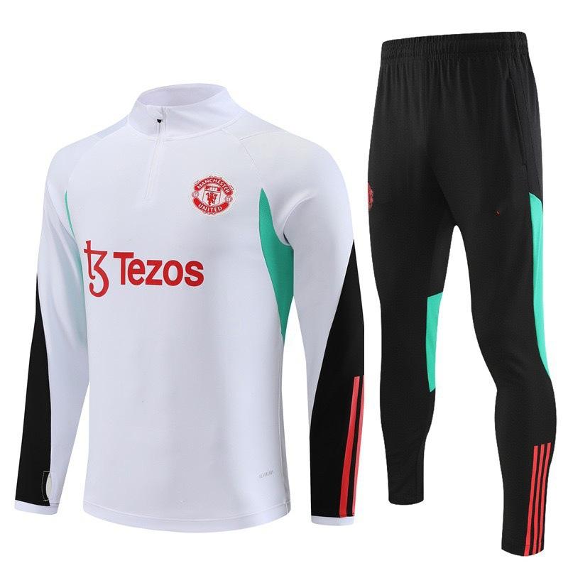 Autumn And Winter Real Madrid Barcelona Arsenal Training Suit Long Sleeve Half Zipper Football Suit Sportswear Adult Suit