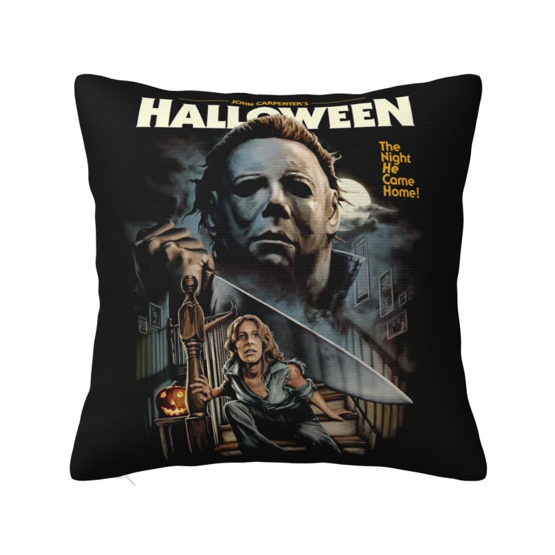 Custom Horror Movies Collage Throw Pillow Case for Living Room Vintage Scary Film Nordic Cushion Cover Square Pillowcase