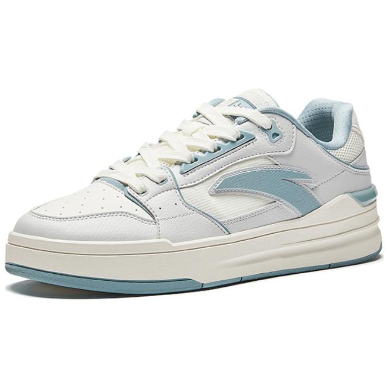 Anta Street Play LITE Abrasion Resistant Breathable Low top Skateboard Shoes Men's Blue White Sneakers 112438052-4