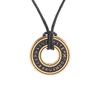 Island Severský Vegvisir Helma Runový Kruh Hrůzy Nerezová Ocel Přívěsek Kožená Šňůrka Řetízek Amulet Pánské Šperky