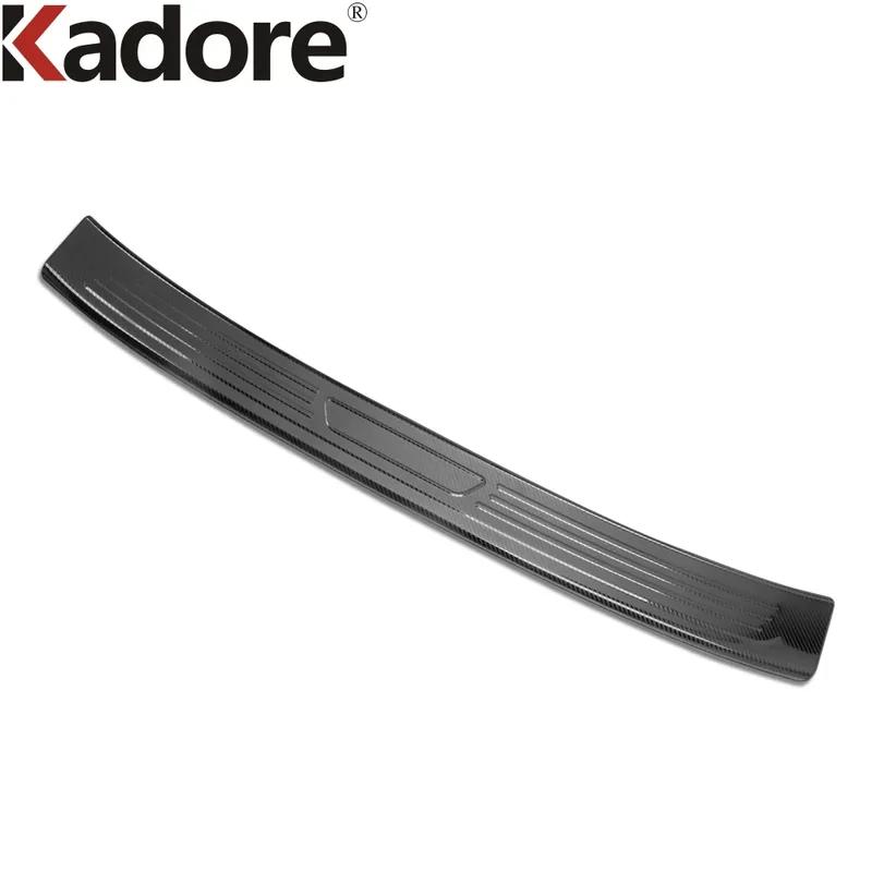 For Volkswagen VW T-Roc TROC 2017- 2024 Steel Car Rear Trunk Bumper Cover Trim Tailgate Door Sill Plate Guard Accessories