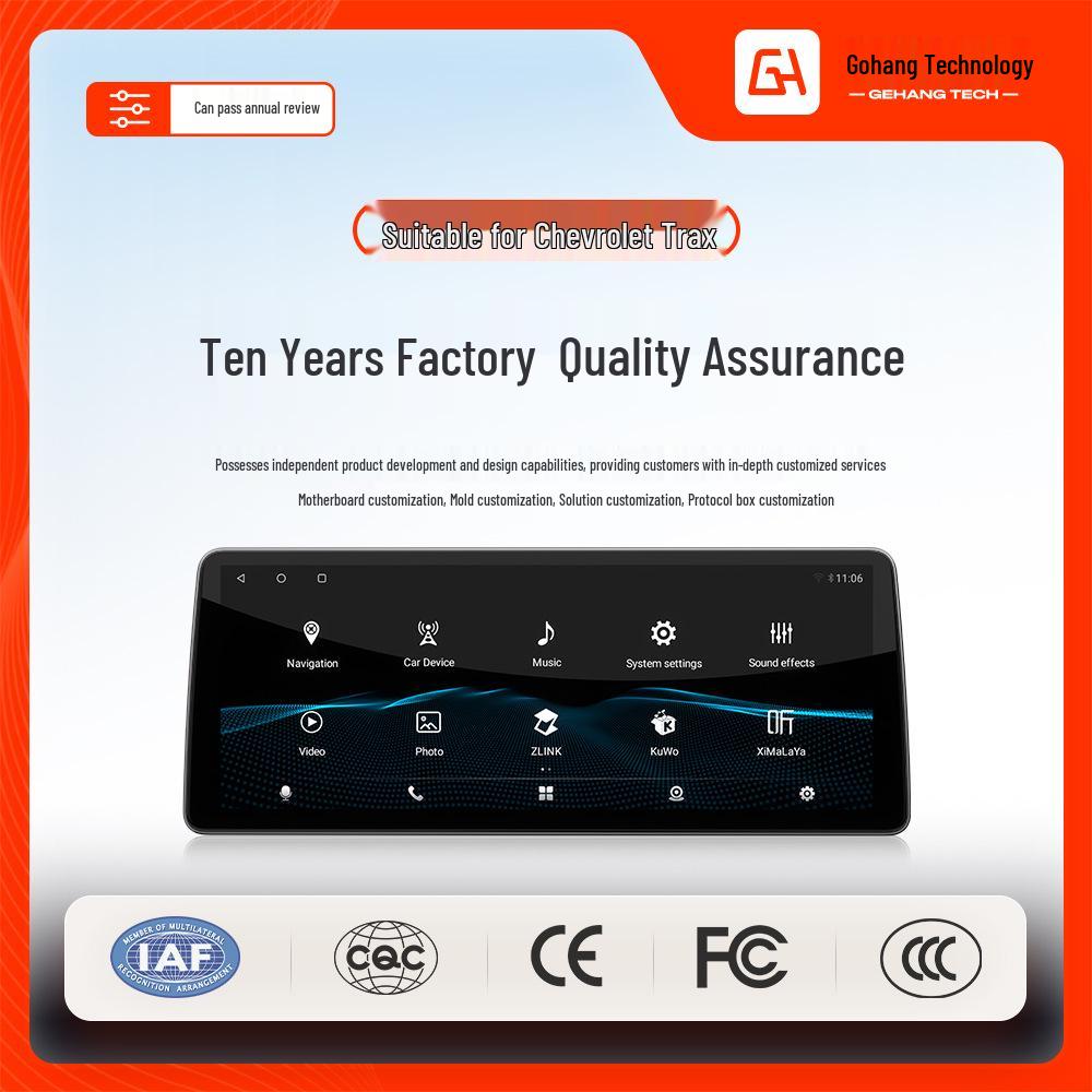 12,3-дюймовый Android-экран для навигации для Chevrolet Trax 2019-2021 4+64