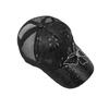 Summer Women's Rhinestone Bow Cap Mesh Breathable Sun Protection Baseball Cap Outdoor Sun Hat