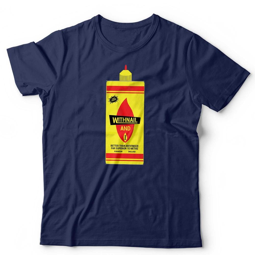 Withnail And I TShirt Retro British Cult Classic Comedy Film Lighter Fluid S