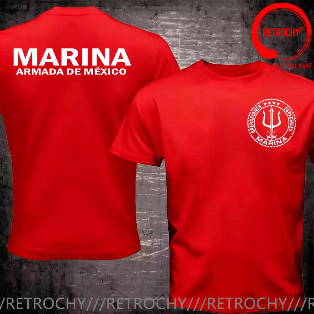 Funny Mexician Marines T Shirt Military Army Mexico Marina Special Operations Forces Operaciones Especiales TShirt Male TShirt