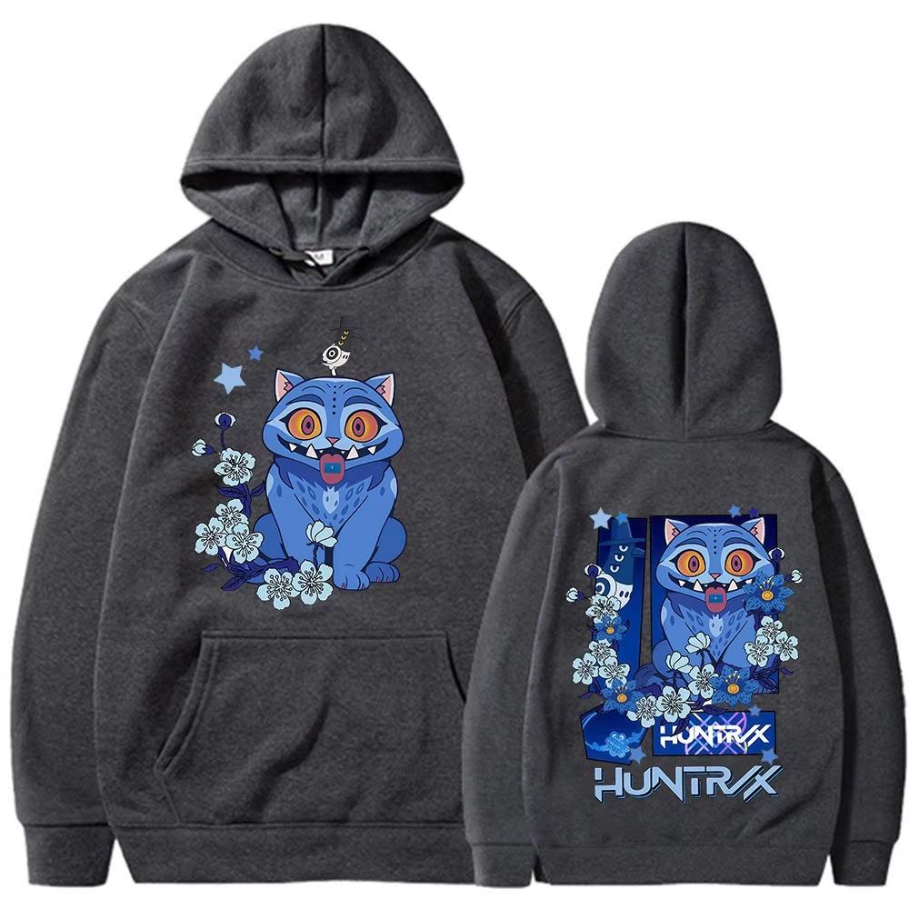 K-Pop Demon Hunters Derpy Tiger Printing Hoodies Fashion Cool Harajuku Hooded Autumn Winter Sweatshirt Men Women Casual Pullover