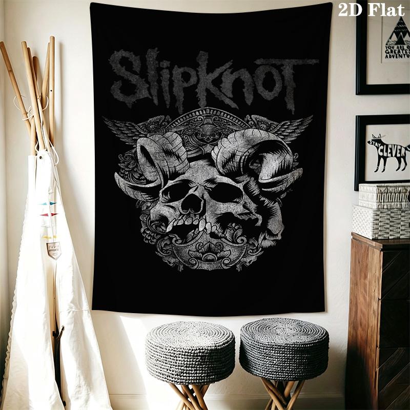 Slipknot Masters Tapestry Background Cloth Wallmounted Atmospheric Background Cloth Wall Covering Decoration Soft