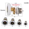 4pcs Shower Room Roller Pulley Bathroom Sliding Glass Door Wheels Nylon Copper Roller Eccentric Wheels Bathroom Accessories