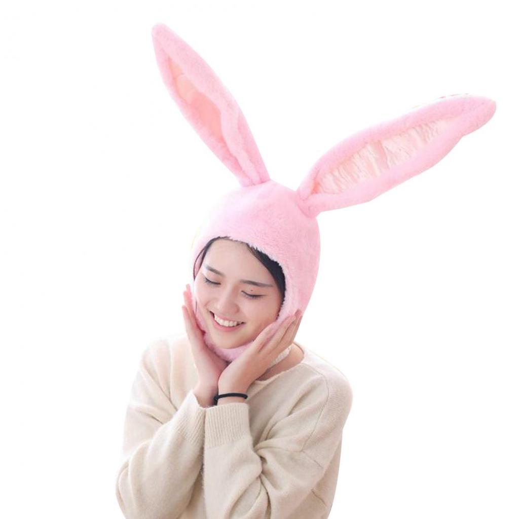 Cute Girl Fluffy Rabbit Rabbit Ears Hat Ear Head Warm Photo Supplies