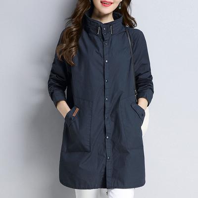 Windjack dames halflange nieuwe herfst casual losse lente en herfst kleine katoenen jas vroege herfst jas trend