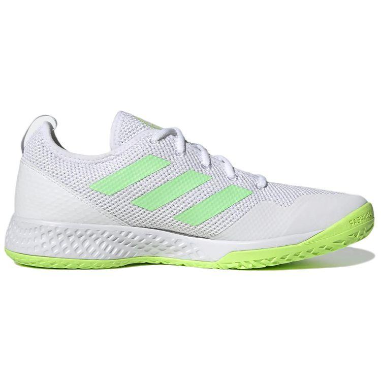 Adidas CourtFlash White Beam Green Men Sneakers Cloud-White Solar-Green GY4007