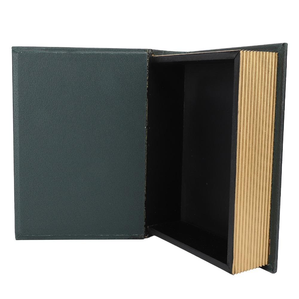 Leather Texture Faux Book Box Book Shaped Book Shaped Storage Box Photography Prop