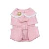 Pet Collar Jumpsuit Spring and Autumn Base Shirt Waffle Top Pullover Four Legged Pants Warm Dog and Cat Clothes Puppy Clothes