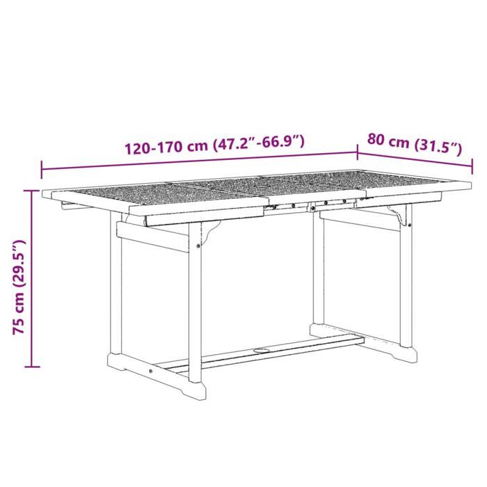 VidaXL Ensemble à manger de jardin 5pcs bois d'acacia solide textilène, ensemble à manger d'extérieur, meuble de salle à 3279268