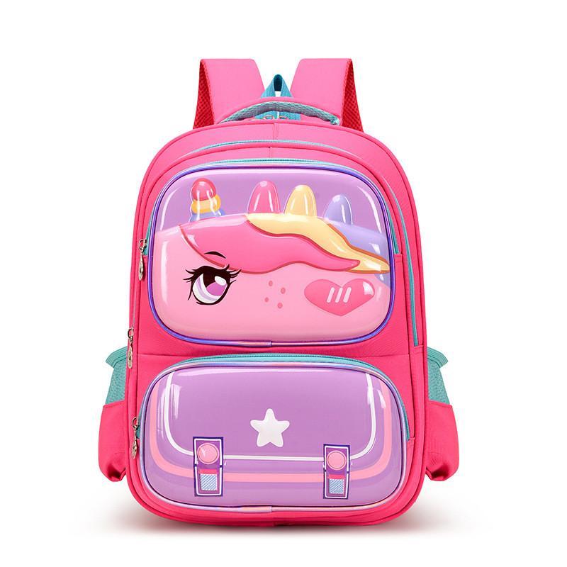 Stylish Hard-shell Backpack For Boys And Girls With Fun Designs For School