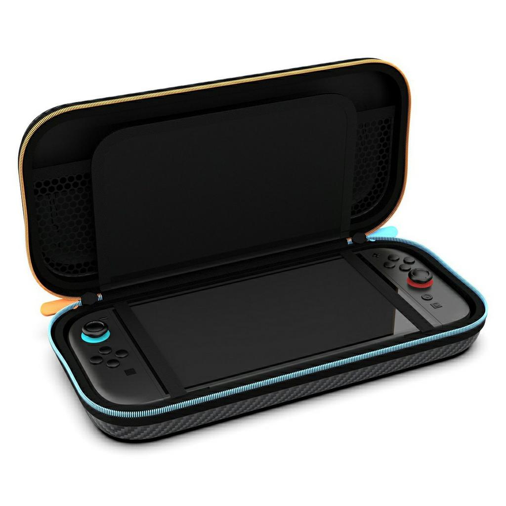 IPEGA PG-SW2005A For Nintendo Switch 2 Carrying Case Carbon Fiber Texture Hard Shell Storage Bag