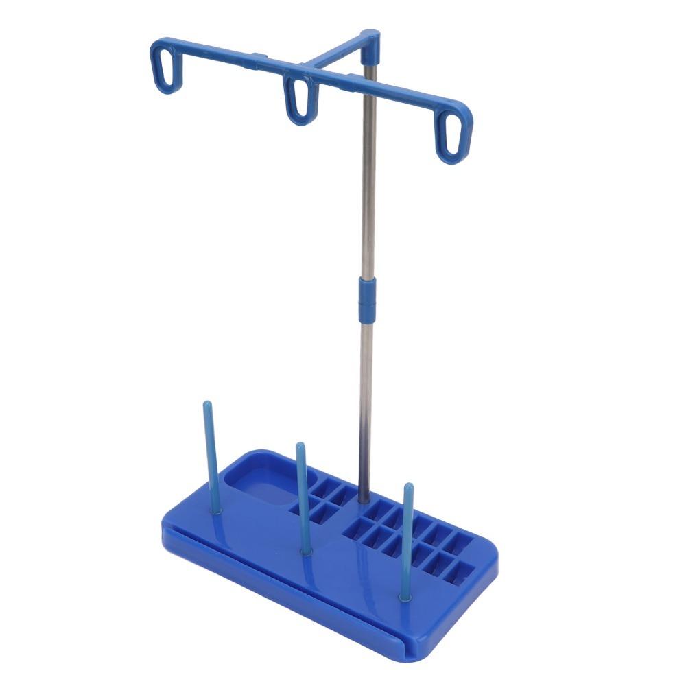 

Blue Sewing Machine Spool Stand Easy Assemble Disassemble Light Sewing Machine Thread Holder 3 Spools Plastic