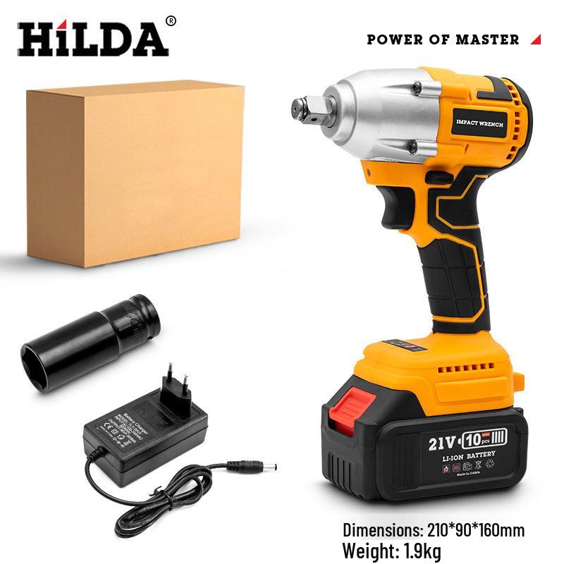 Portable Wireless Rechargeable Electric Wrench with Lithium Battery for Car Repair
