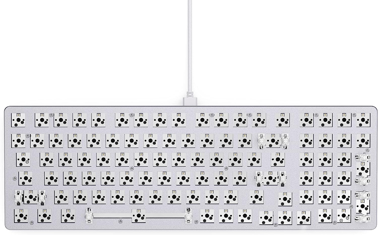 

Glorious GMMK 2 Full Size Barebones - White Custom Keyboard Barebone GLO-GMMK2-96-RGB-W KB631