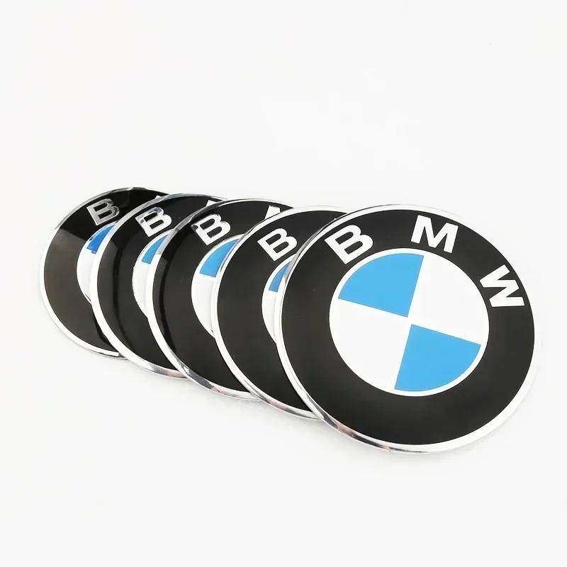 4Pcs 56/60/65/68/78MM Car Badge Wheel Center Cover Stickers Hub Caps Decal For BMW M Performance X1 X3 X5 X6 E46 E39 E36 E90 E92