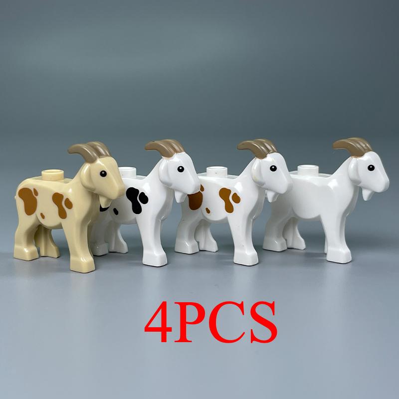 The Zoo Model African Elephants Camel Deer Crocodile Leopard Animal Building Blocks Educational Games Figure Brick Toys Kid B03